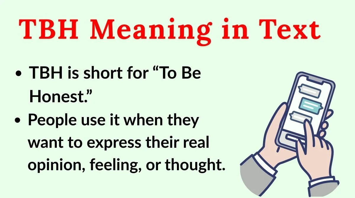 TBH Meaning in Text