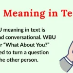 WBU Meaning in Text