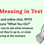 WYO Meaning in Text