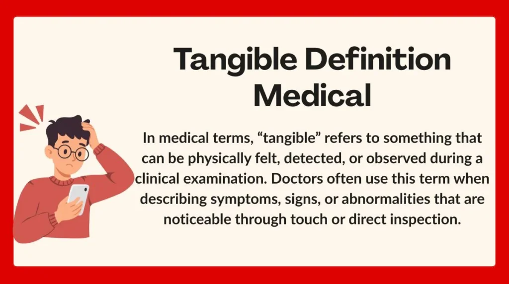 Tangible Definition Medical
